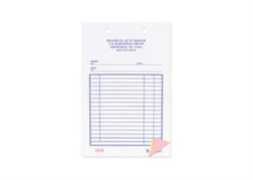 Picture of Sales Form, 5-3/8" x 8-1/2",  3-part